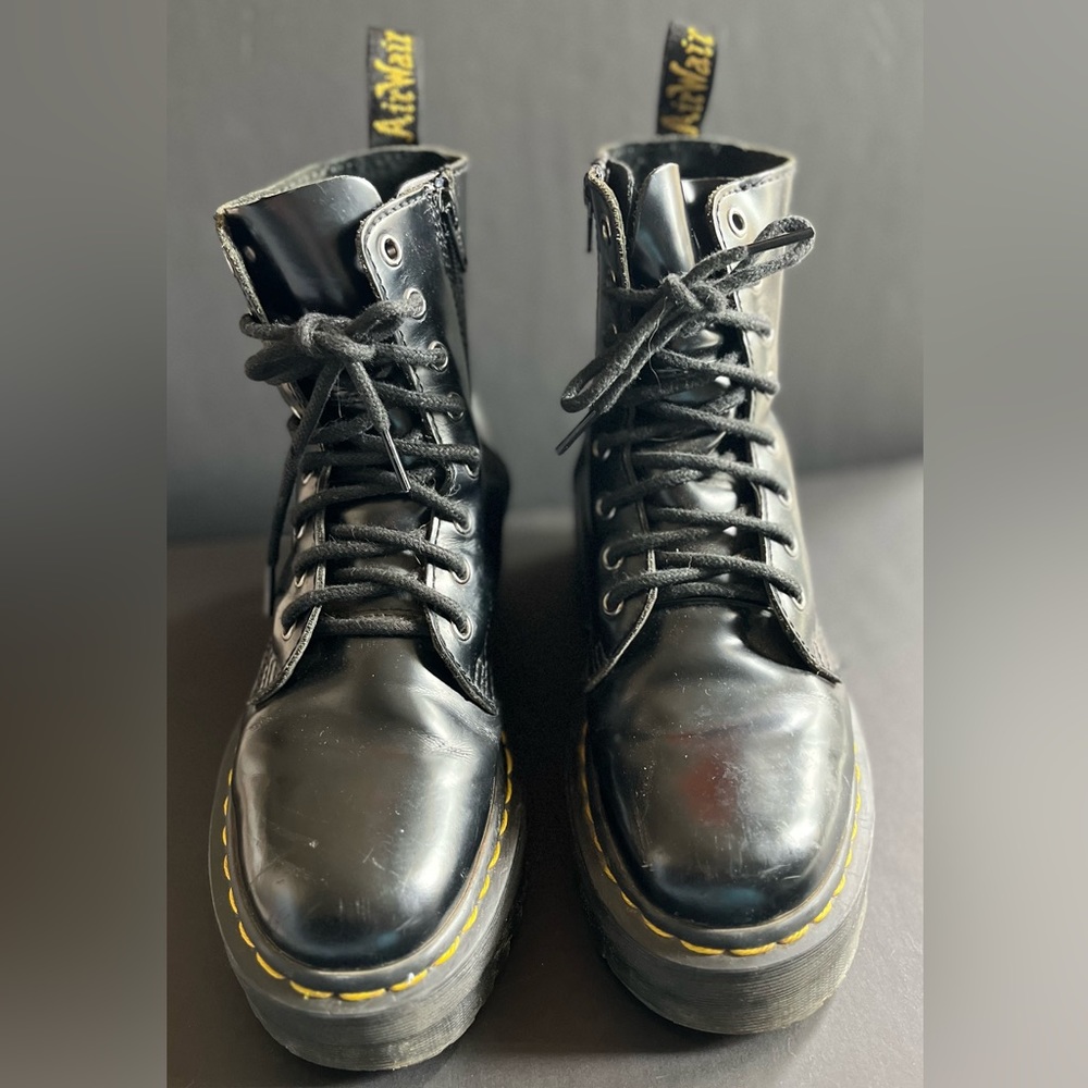 Dr. Marten’s Black Boots, US M 5, Used
